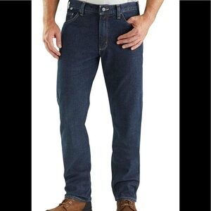 NWT Carhartt Men's Flame-Resistant Rugged Flex Relaxed Fit Jean 40W x 32L